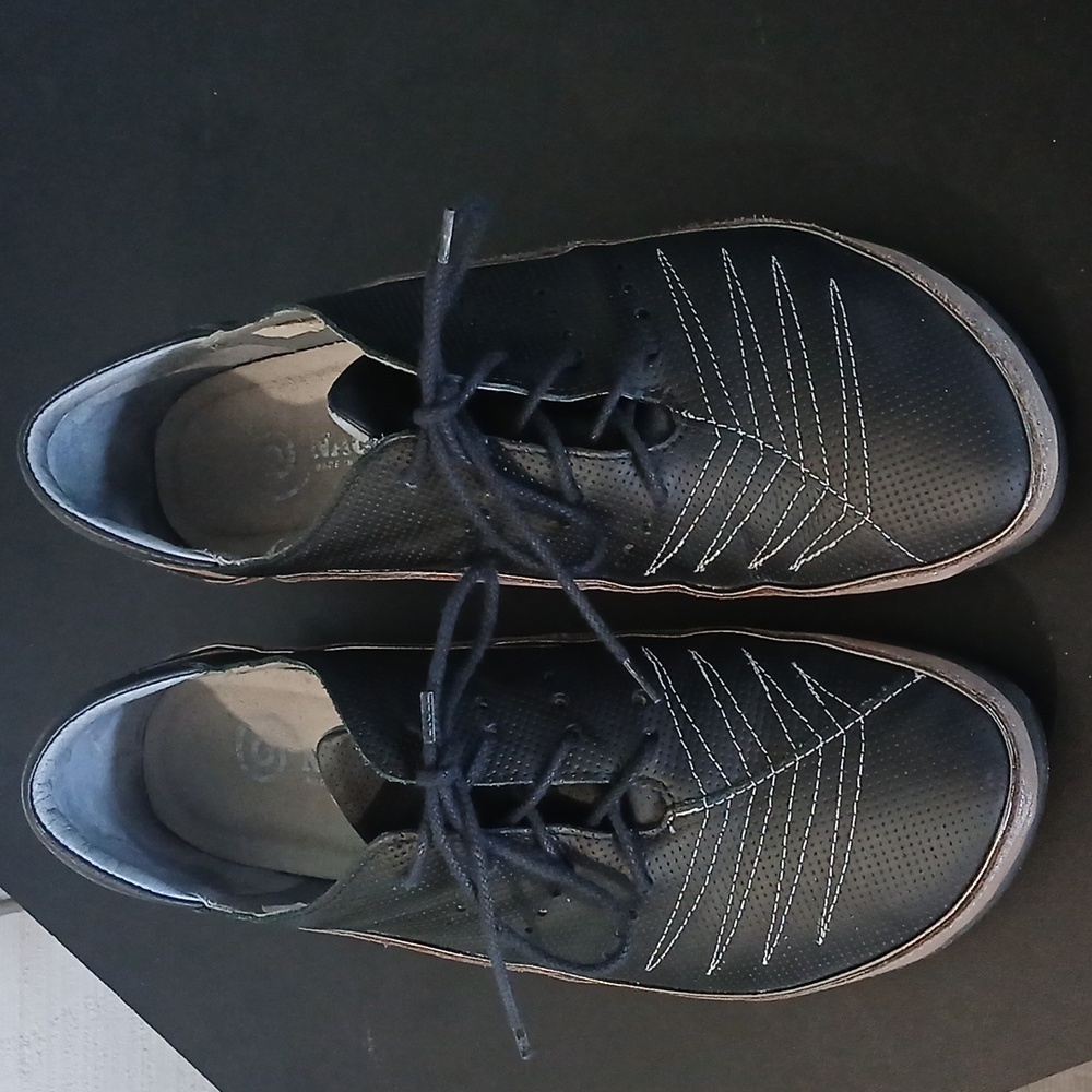 Naot Kumara Black Lace Up Leather Casual Sneaker Shoe Size 8 (39) - Picture 2 of 10